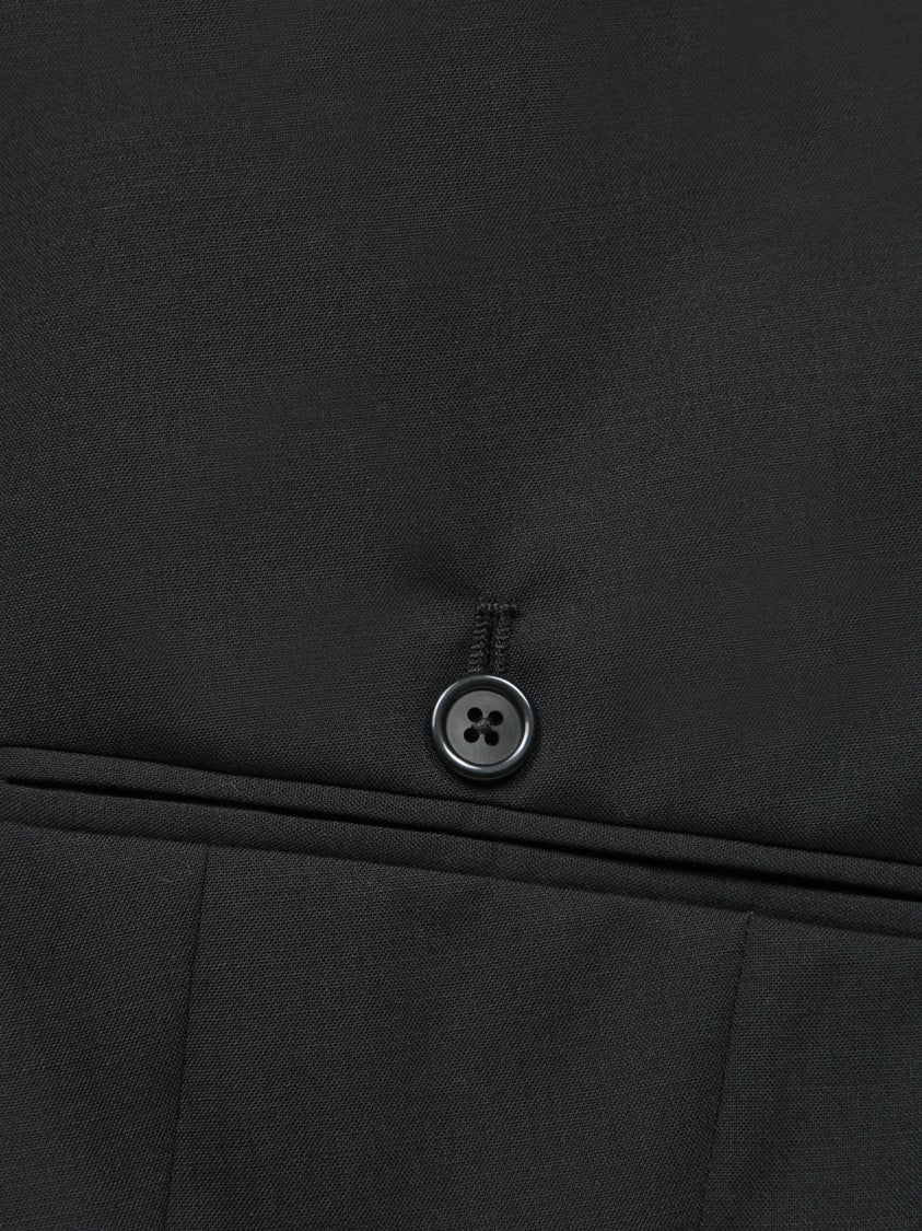 Dolce & Gabbana Black Suit With Classic Tailoring