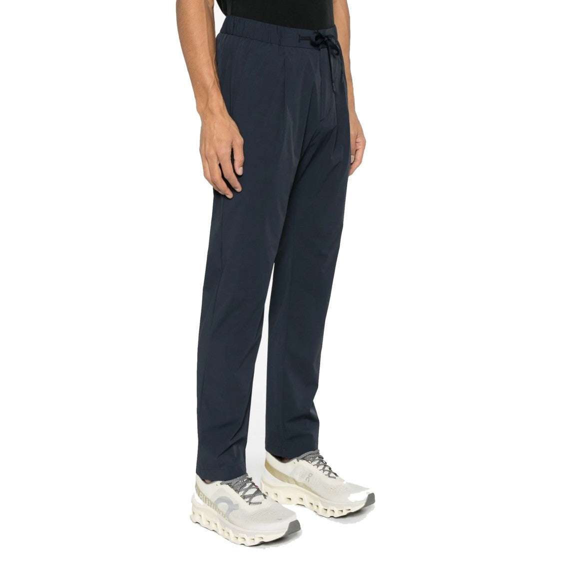 Herno Tapered Trousers With Drawstring Waist
