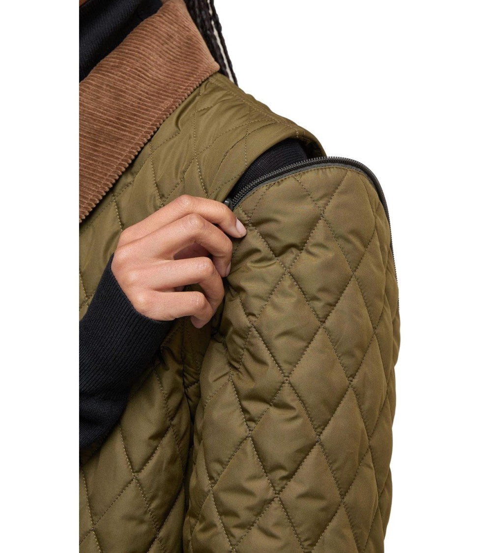 Barbour Lorrie Green Quilted Jacket