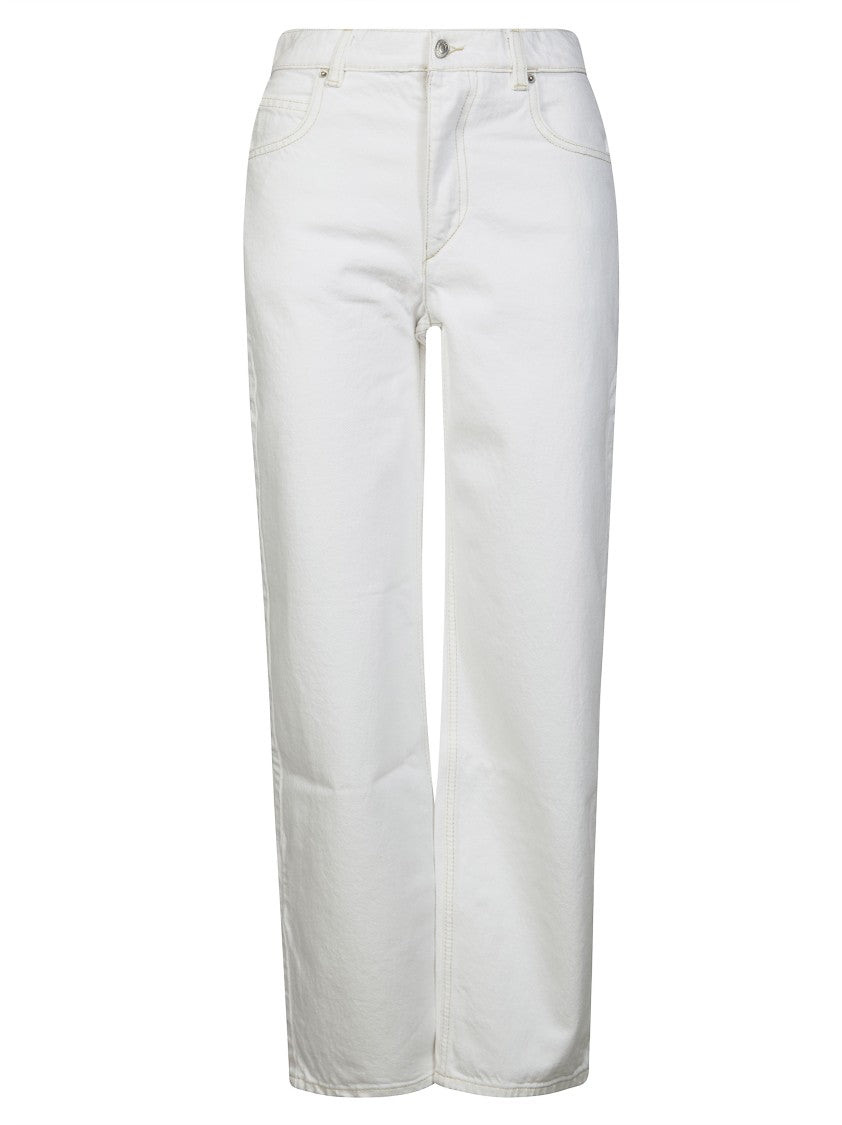 Isabel Marant Mid Rise Dromie Five Pocket Jeans