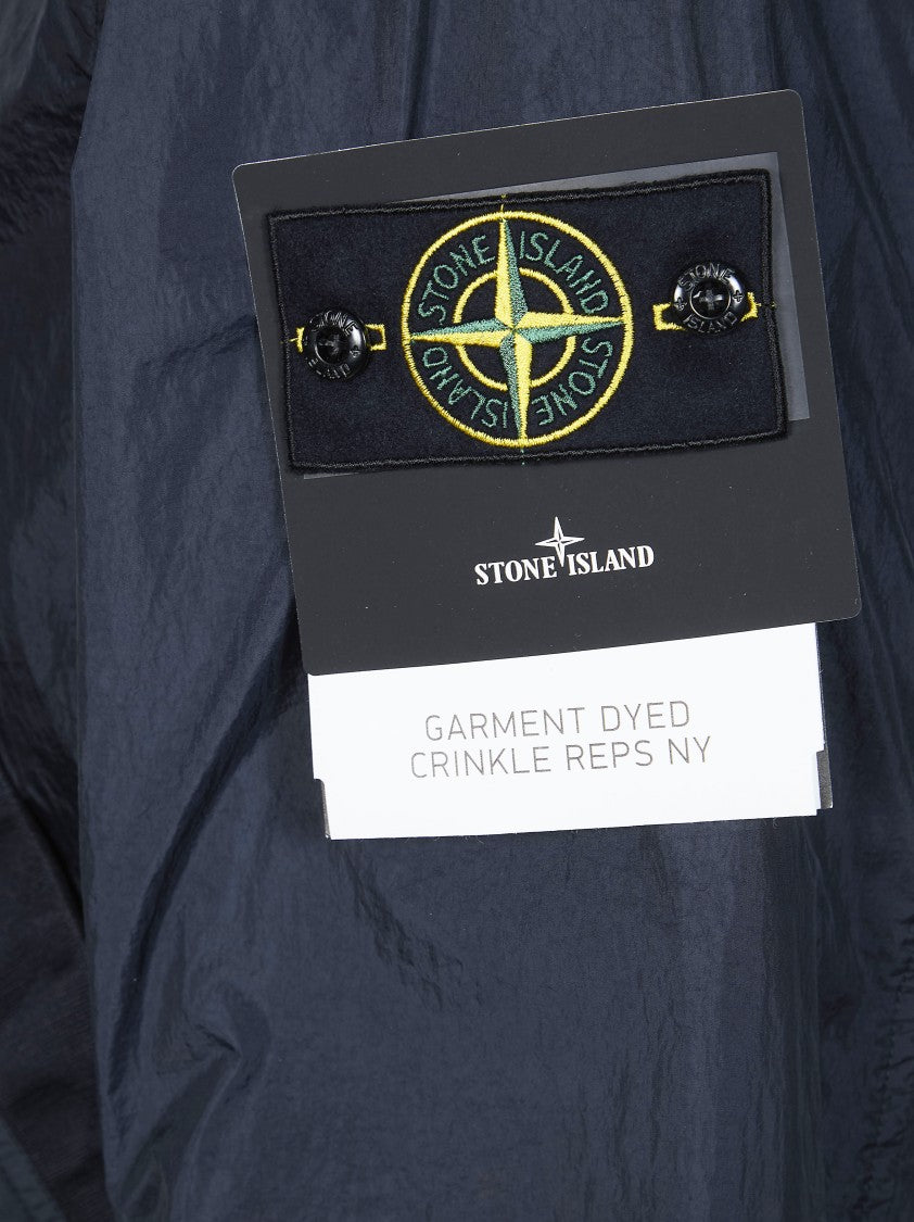 Stone Island Dark Navy Lightweight Crinkled Jacket