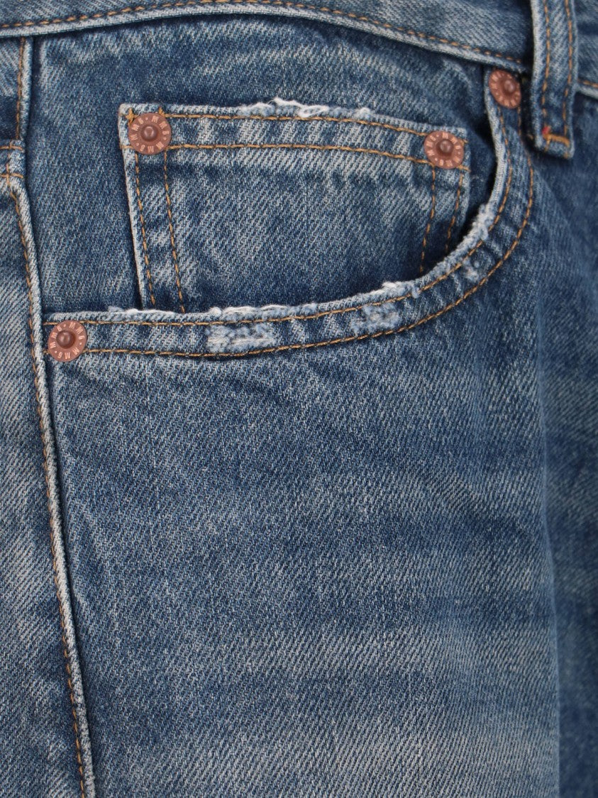 Mm6 By Maison Margiela Wide Jeans – Blue