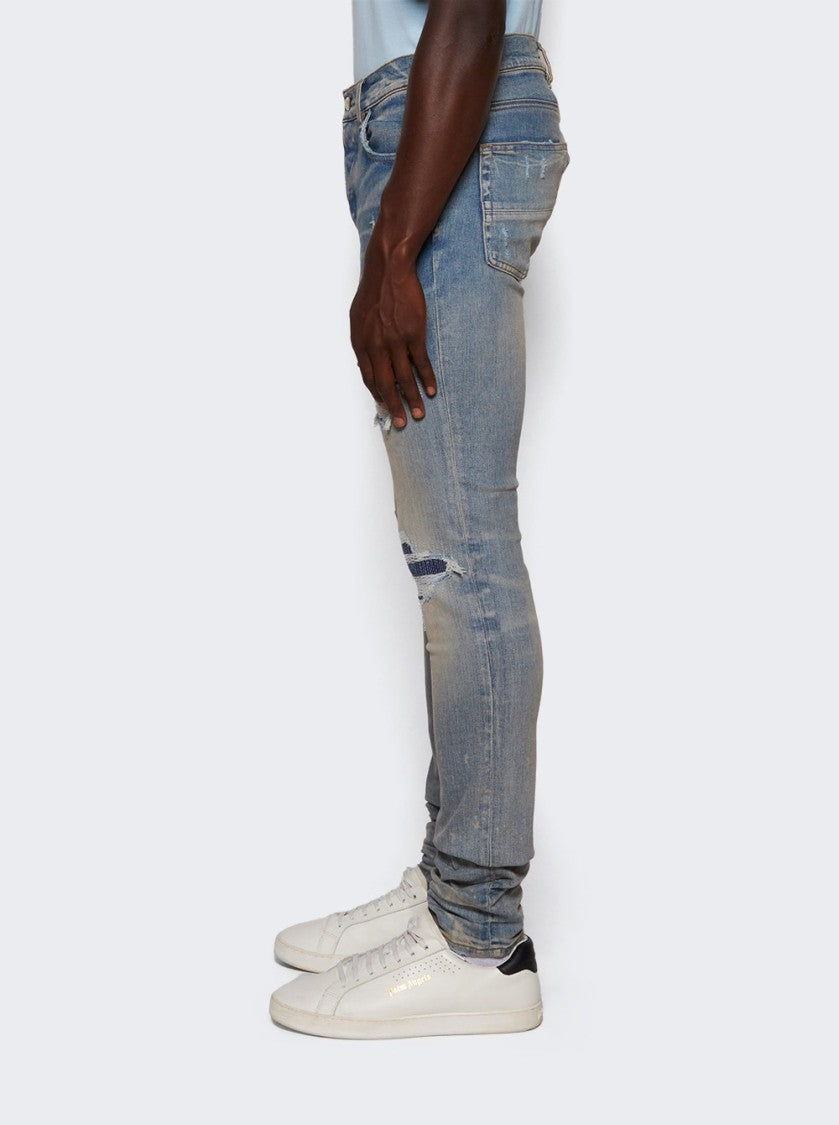 Amiri Ma Varsity Repair Jeans Indigo