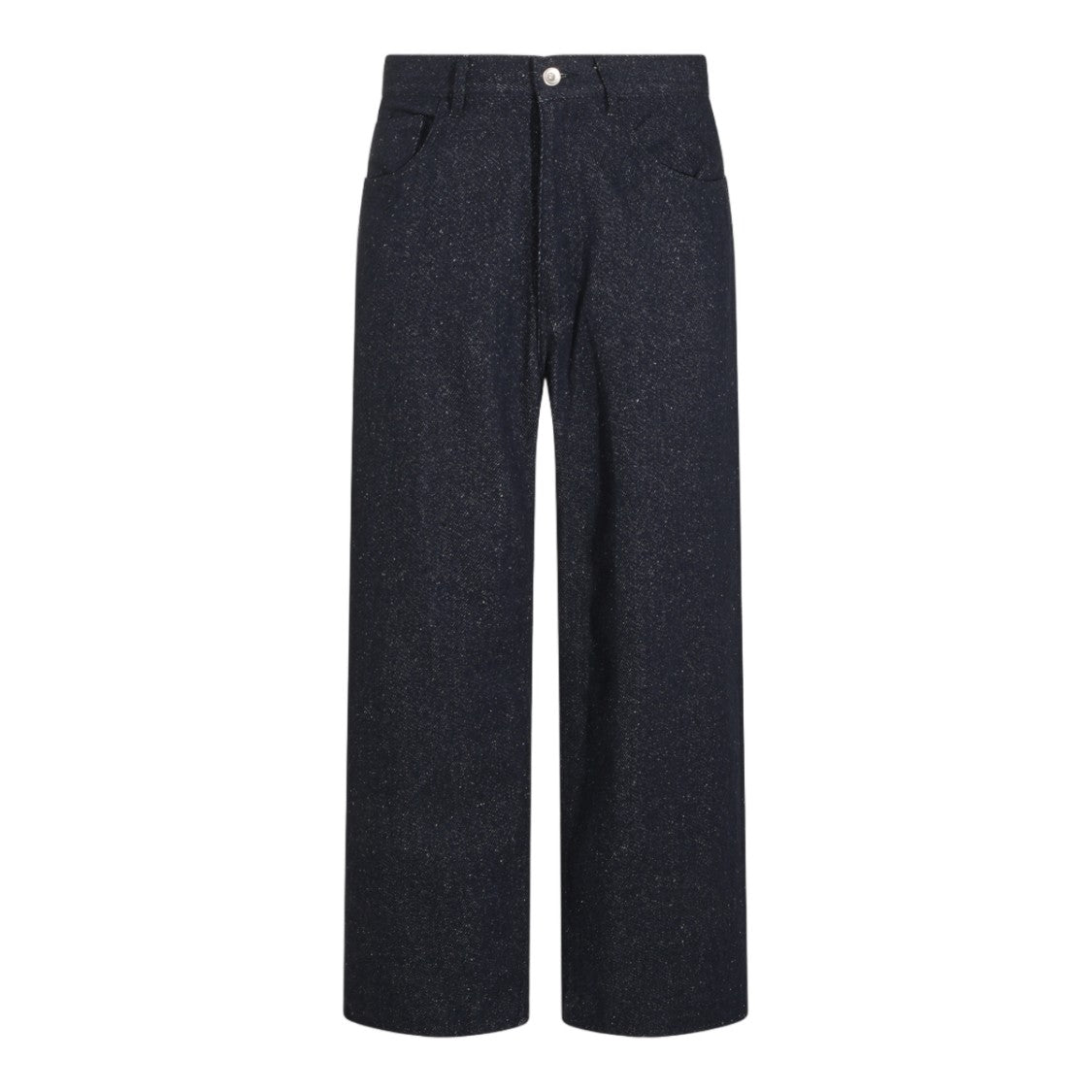 Auralee High-Waist Textured Wide-Leg Pants
