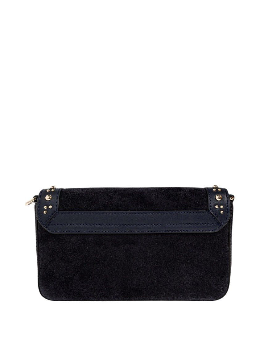 Furla Iride S Rectangular Suede Shoulder Bag