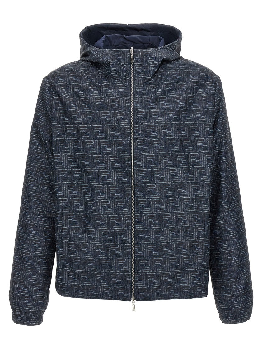 Fendi All-Over Ff Print Nylon Anorak