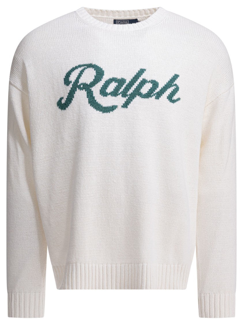 Polo Ralph Lauren Relaxed Fit Knitwear With Contrasting Script Detail