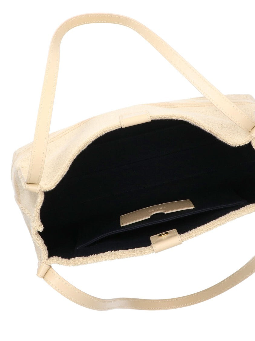 Balmain Beige Release Small Boucle Tote