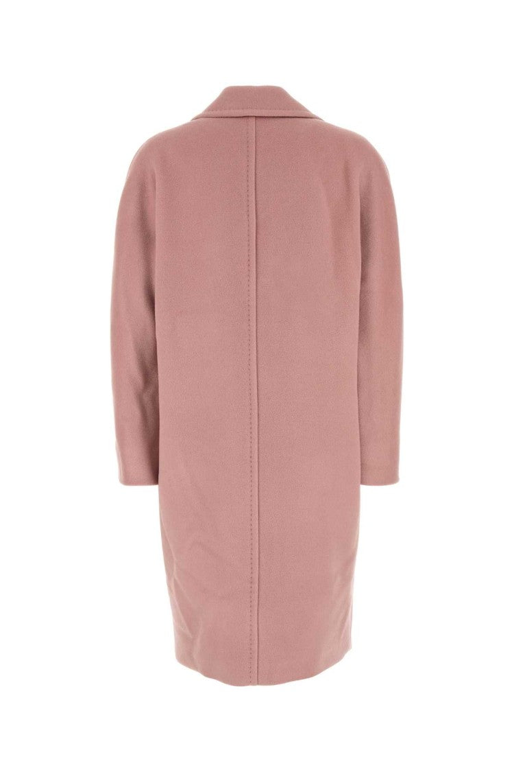Mm Studio Pink Wool Cocco Coat