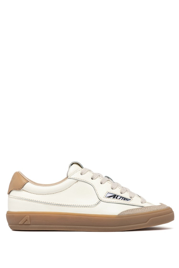 Autry Hazelnut Windscape Suede Leather Sneakers