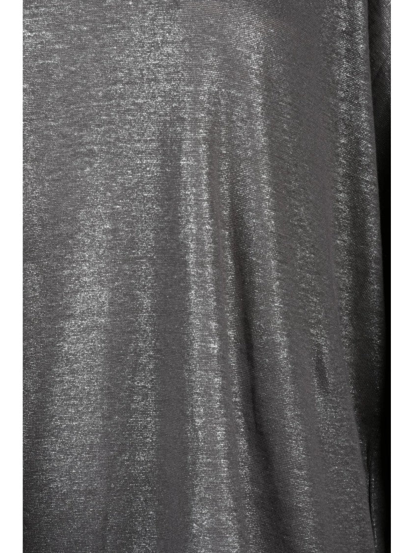 Notshy Grey V-Neck Linen Blouse