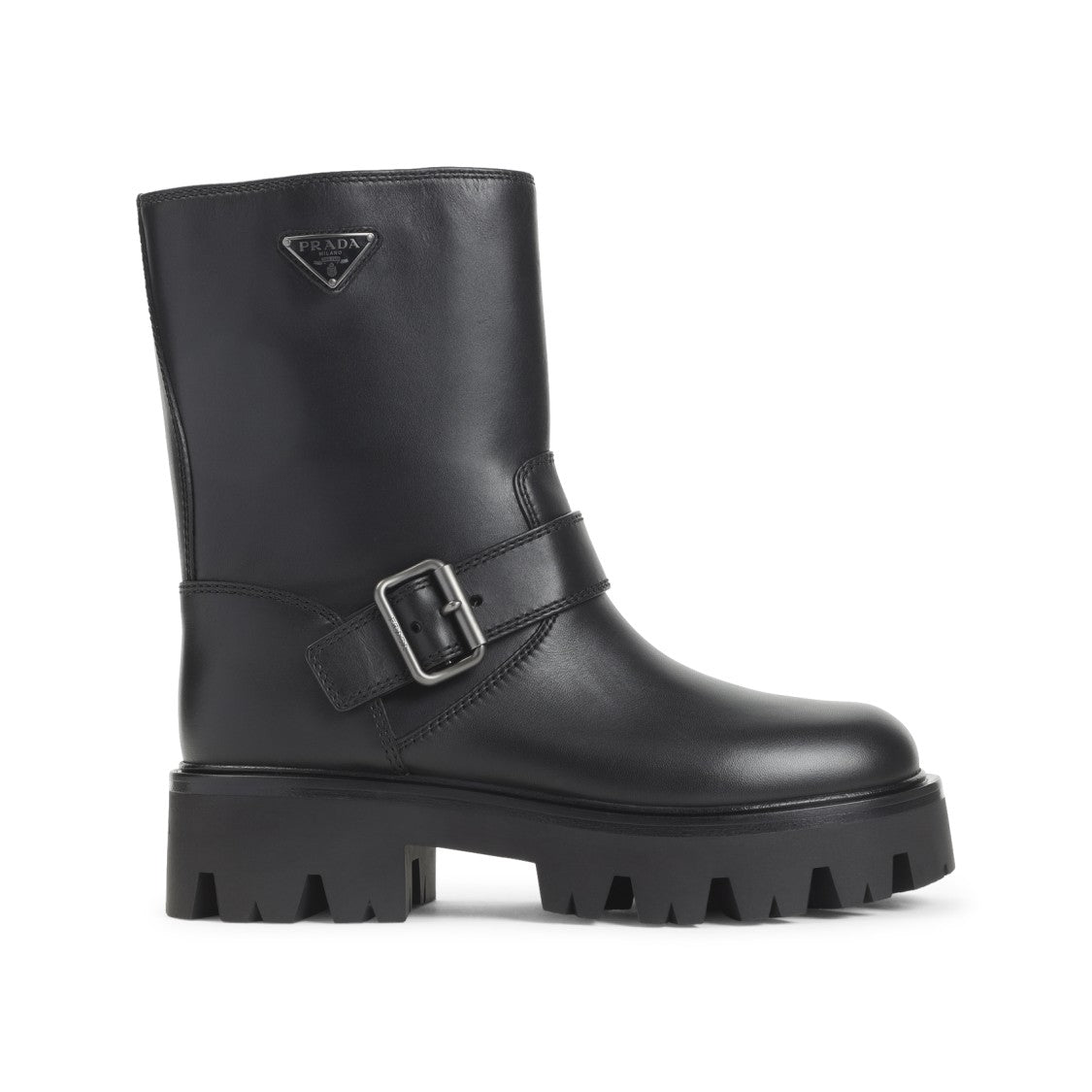 Prada Leather Ankle Boots