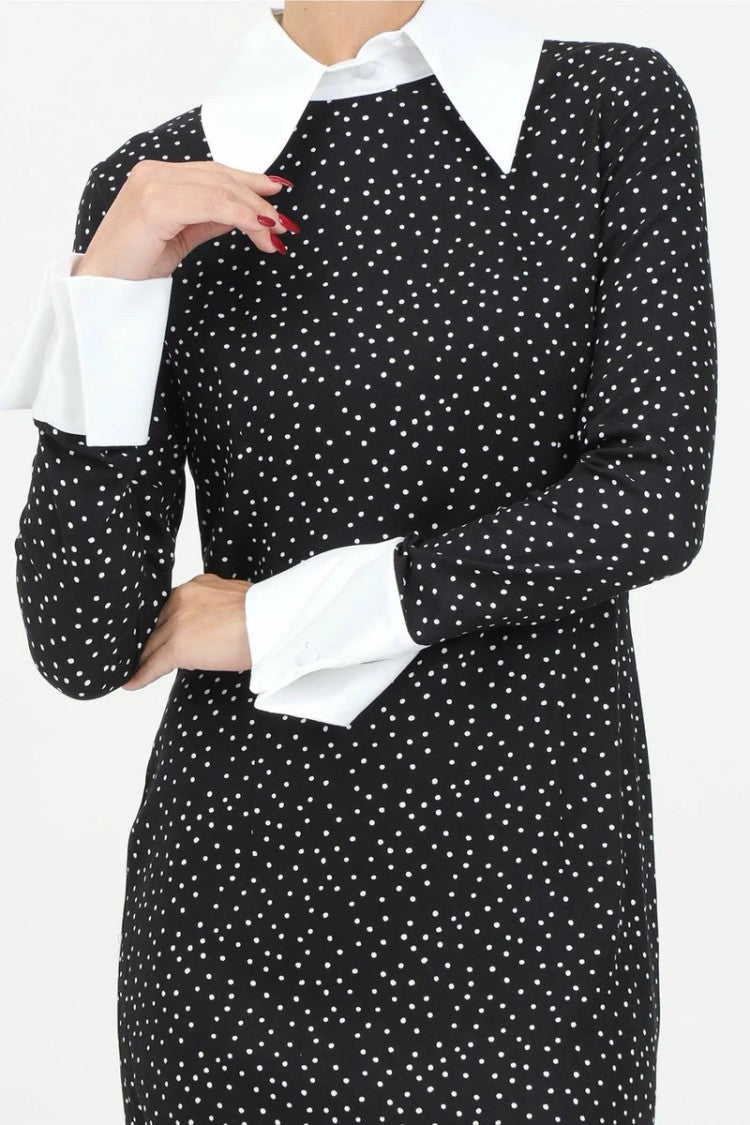 Mar De Margaritas Short Dress - Black/White