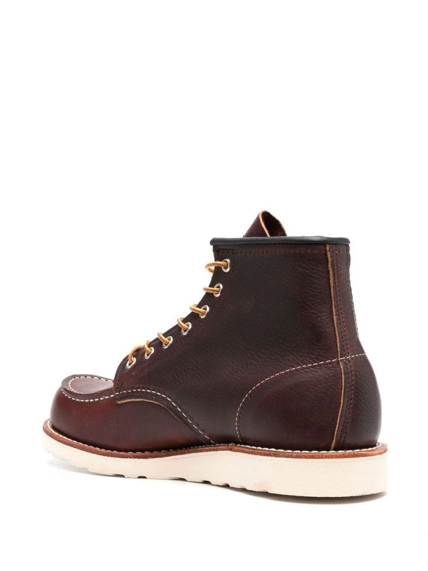 Red Wing Classic Moc Lace-Up Boots With Piped Detailing