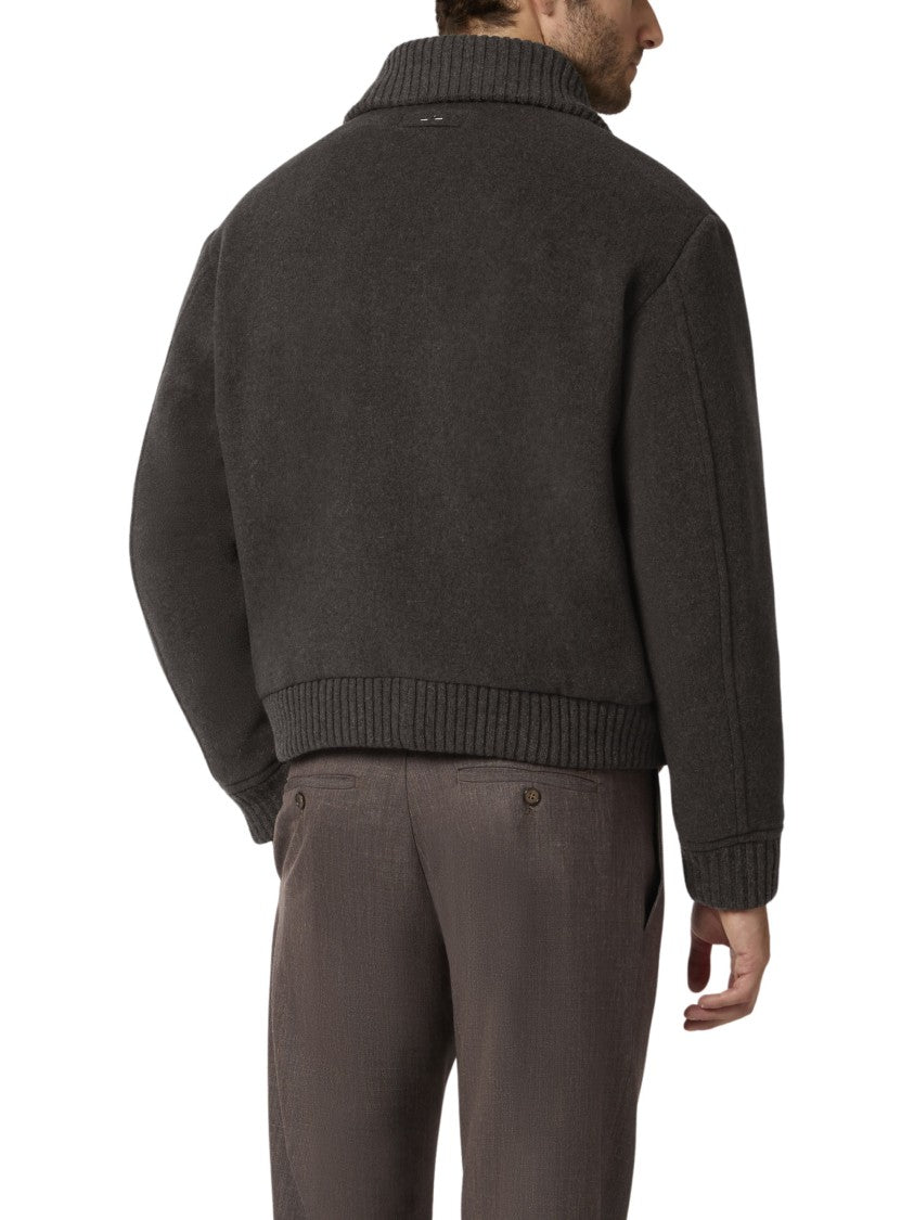 Paul & Shark Wool-Cashmere Boxy Jacket