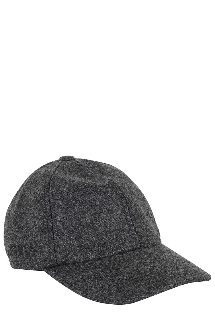 Isabel Marant Structured Six-Panel Wool Cap With Adjustable Visor
