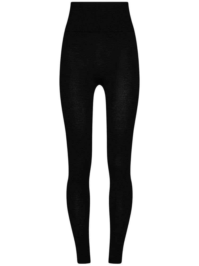 Wolford Form-Fitting High-Waist Wool Ford Leggings