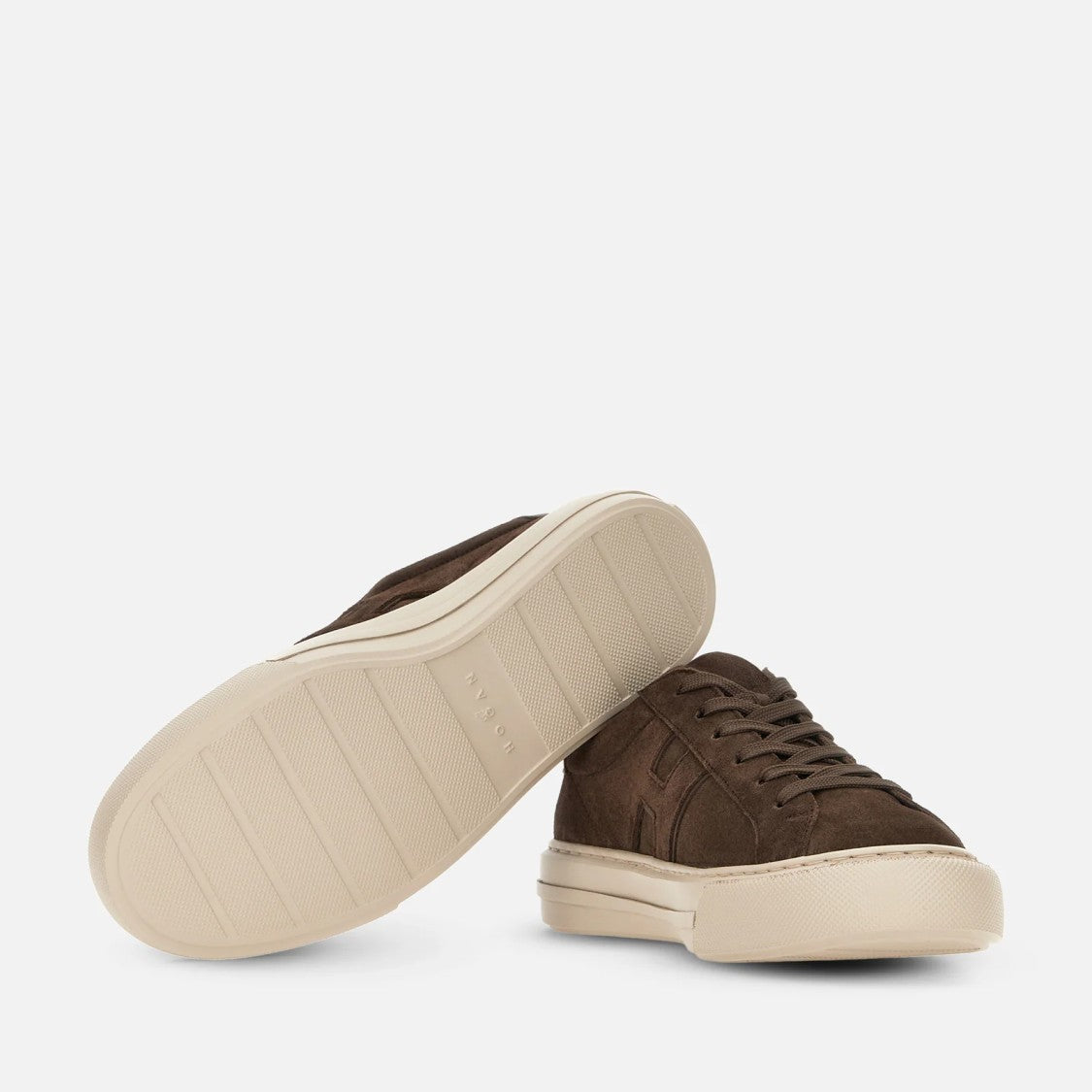Hogan Low-Top Sneakers In Coconut Choco Late Brown