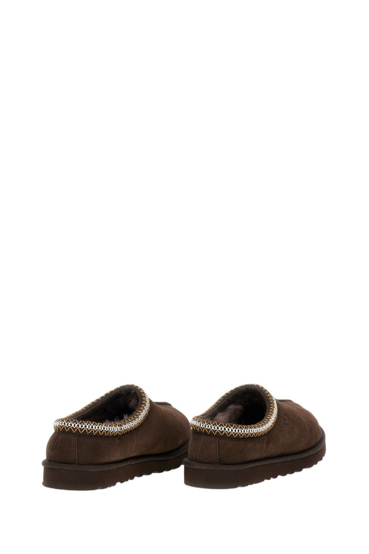 Ugg Brown Tasman Ii Braided Suede Slip-On Clogs