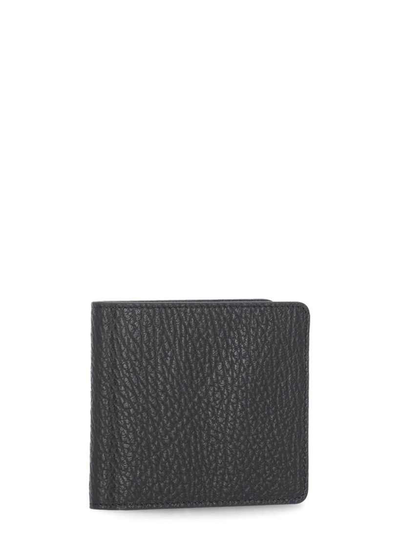 Maison Margiela Black Embossed Leather Wallet