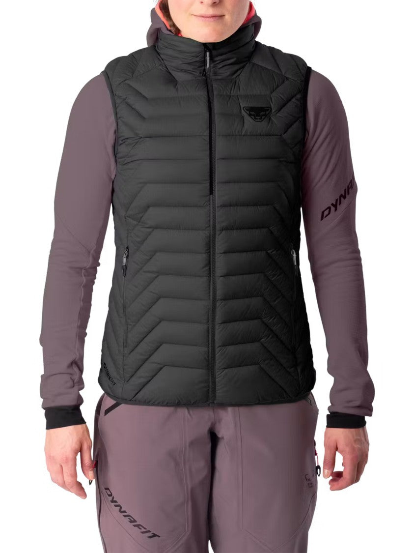 Dynafit Quilted High-Collar Vest With Chevron Padding