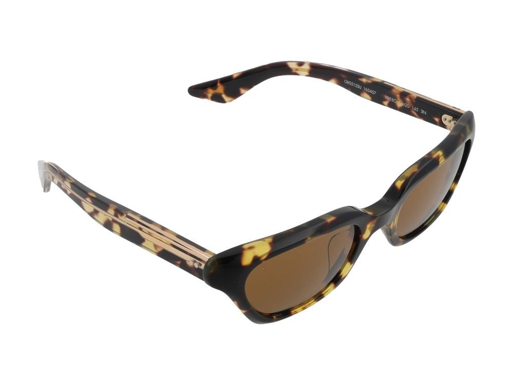 Oliver Peoples Bold Tortoiseshell Frame Cat-Eye Acetate Sunglasses