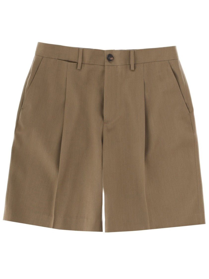 Golden Goose Golden Goose Pleated Tailored Denim Shorts