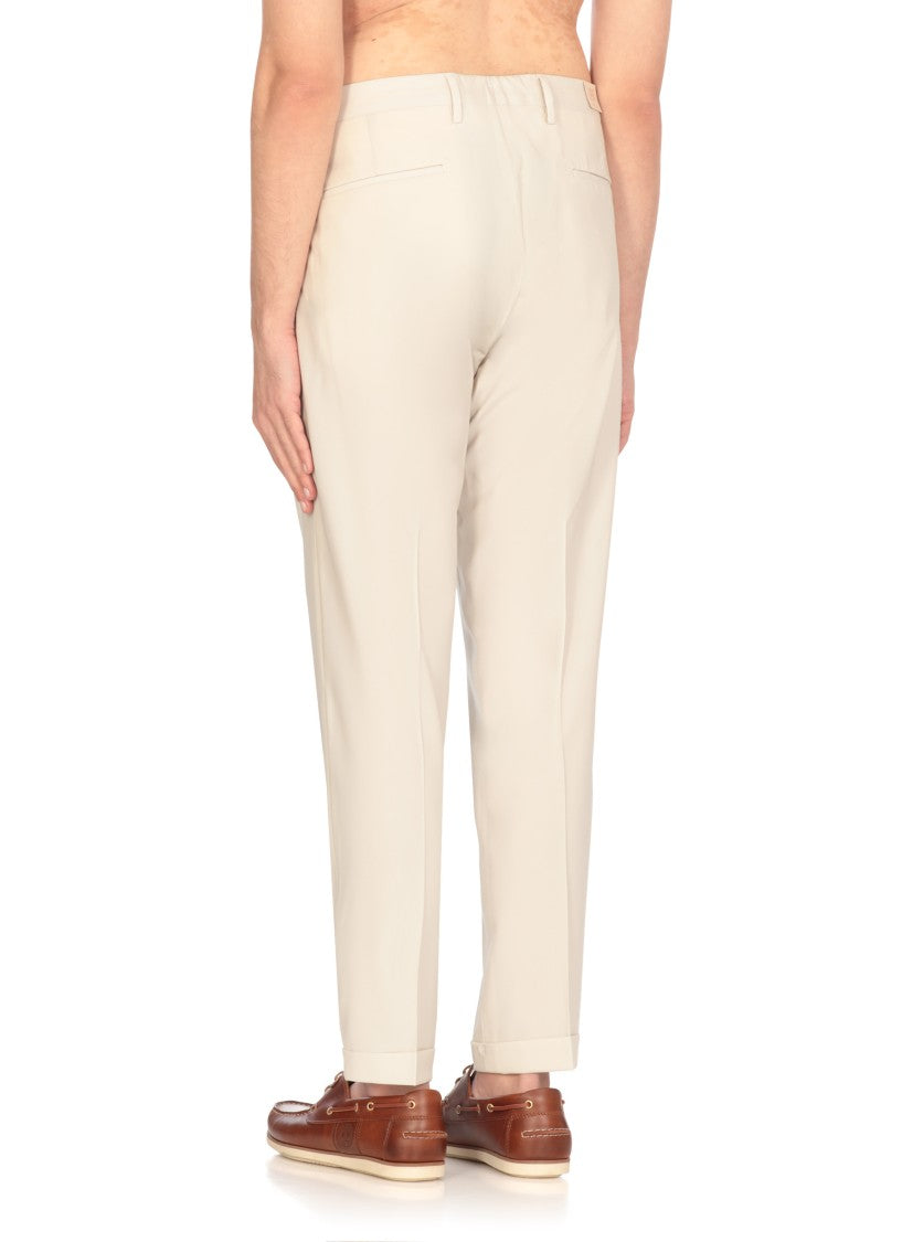 Briglia Ivory Virgin Wool Pants