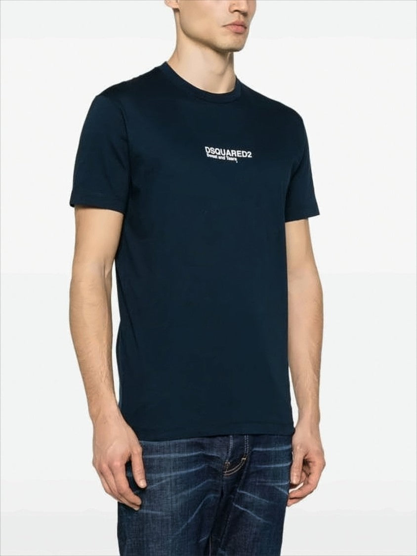 Dsquared2 Crew Neck T-Shirt With Logo Detail