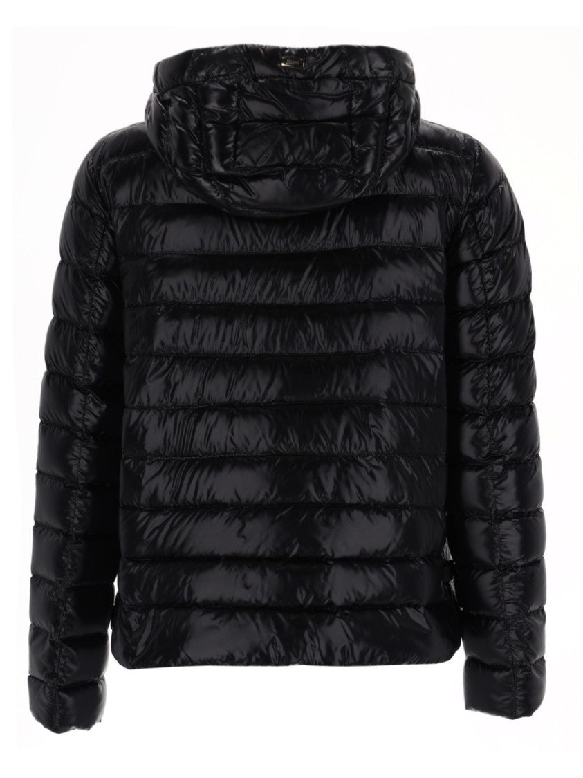 Herno Neutrals Shiny Quilted Down Jacket