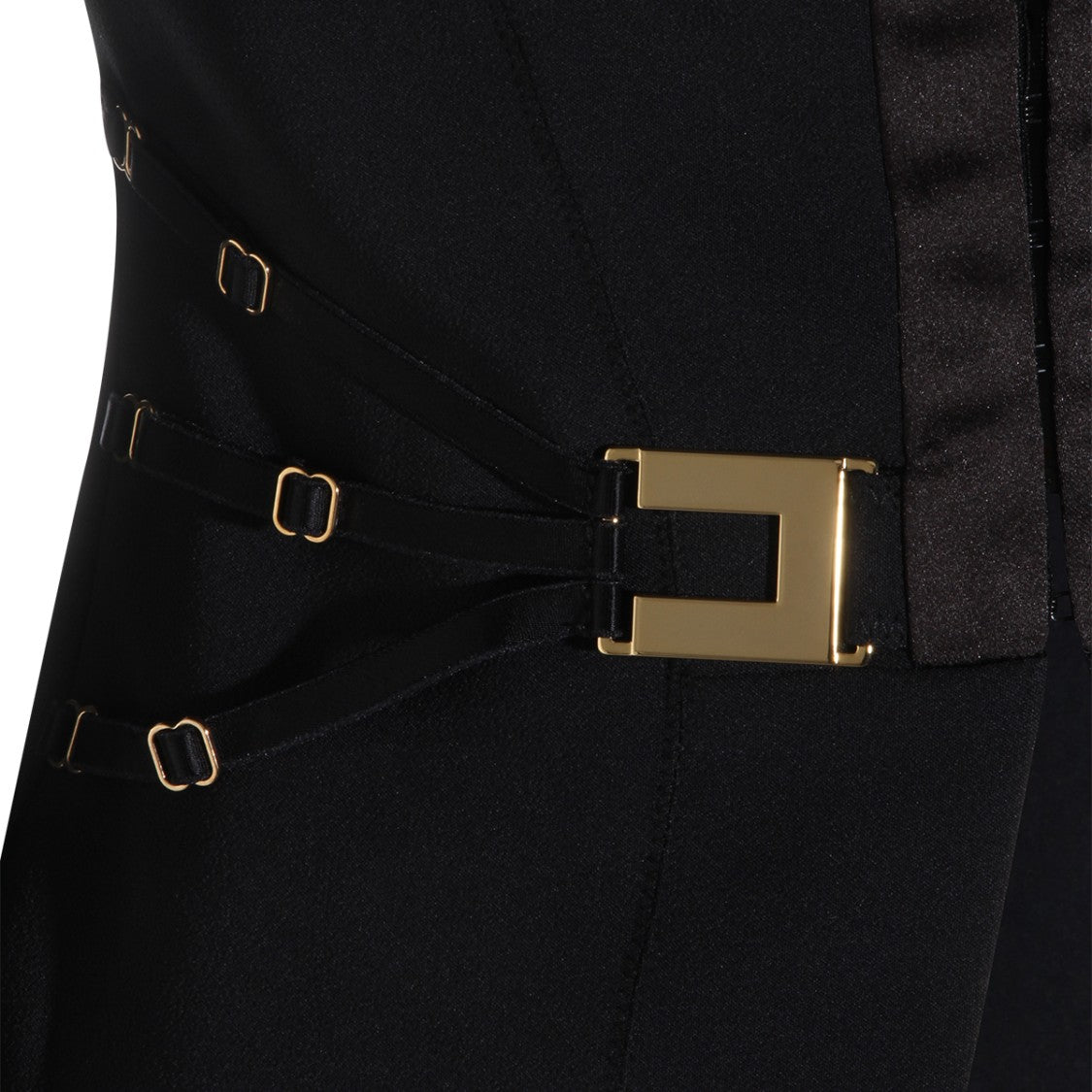 Elisabetta Franchi Structured Tailored Black Jacket
