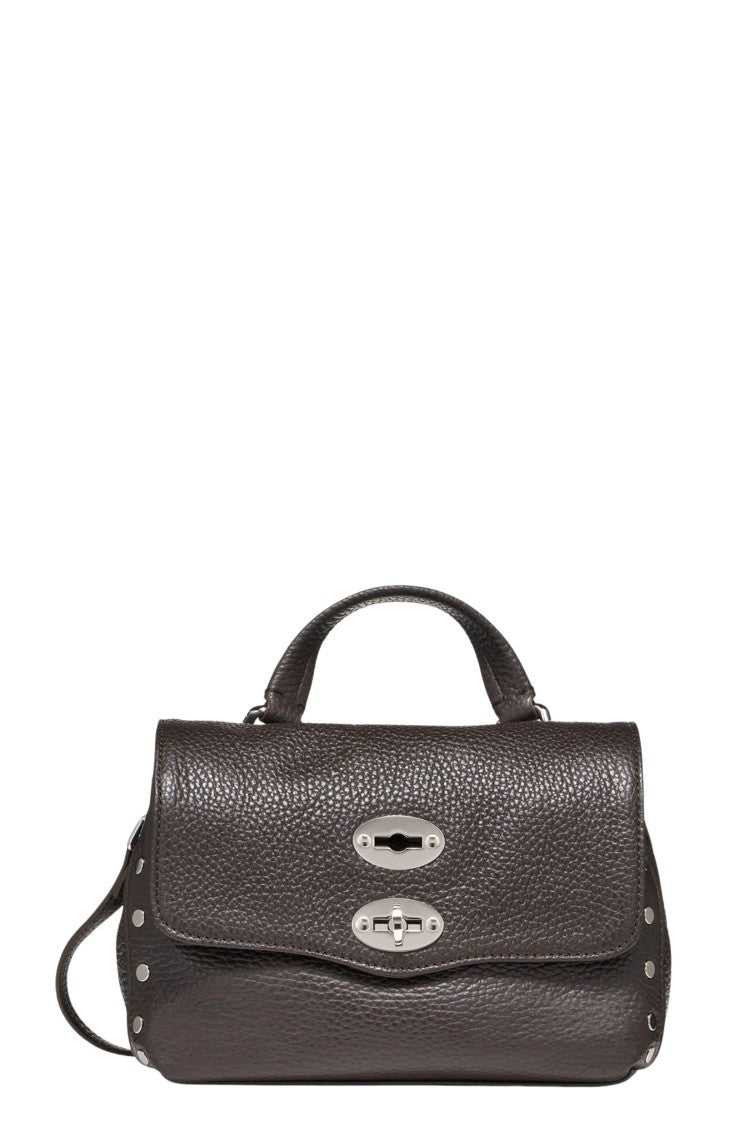 Zanellato Brown Textured Leather Handbag