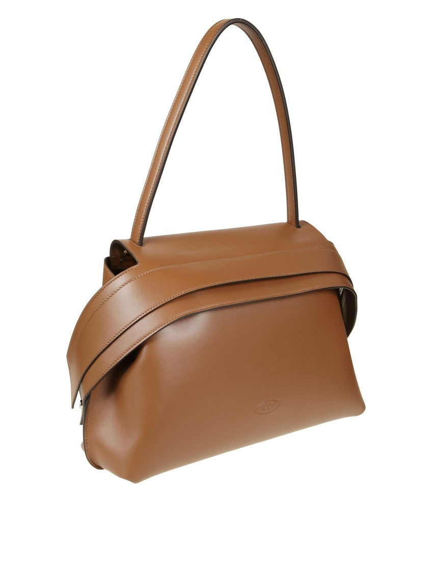 Tod's Copper-Finished Bag With Smooth Reflective Surface