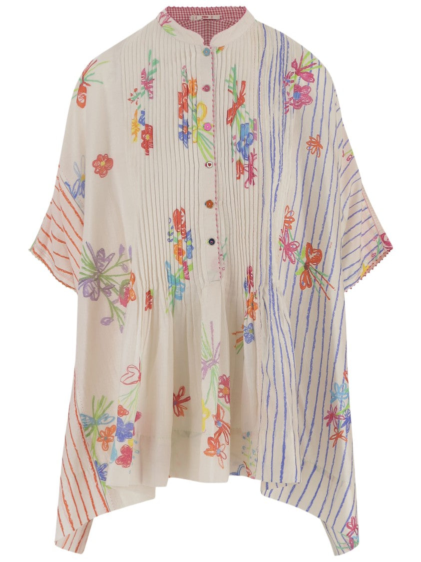 Pero Loose-Fitting Silk And Cotton Shirt