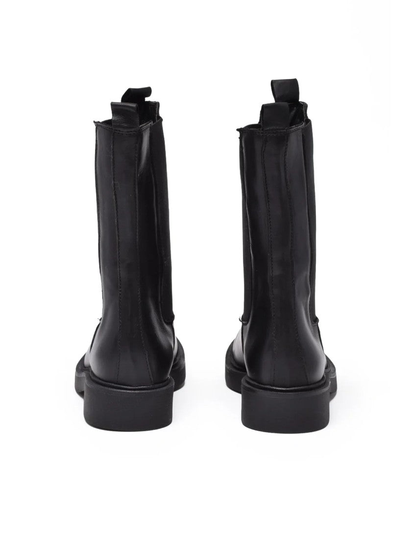 Gianluca Giordano Black Leather Boots