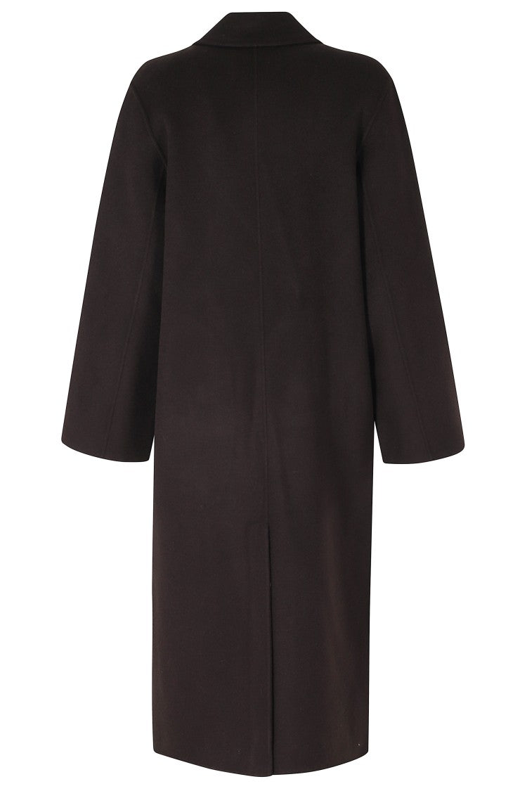 Ivy & Oak Brown Double-Breasted Medium Length Coat