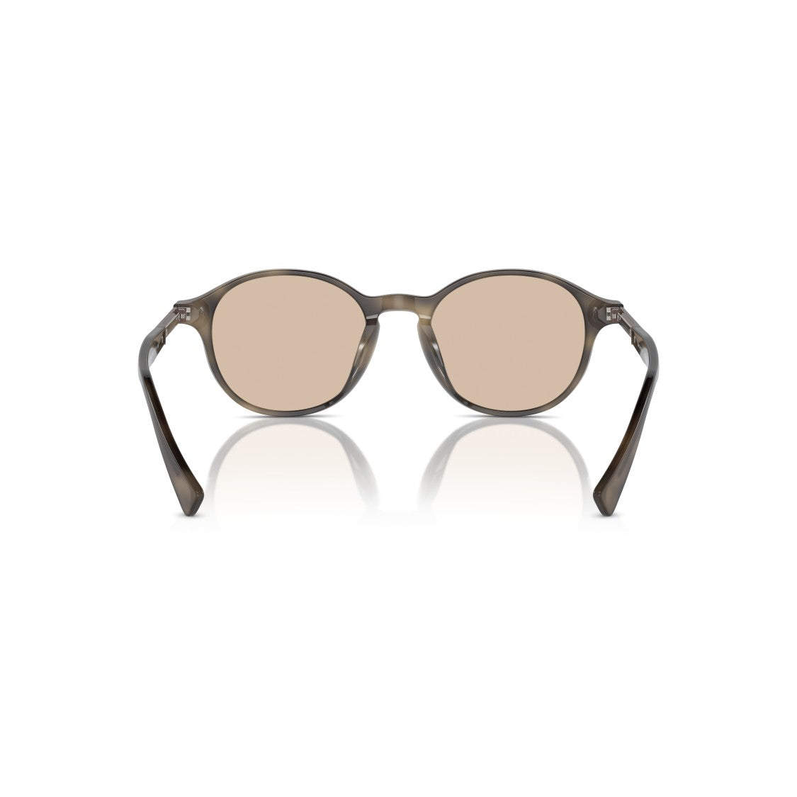 Brunello Cucinelli 0Bc3002 Rounded Acetate Sunglasses With Metallic Accents