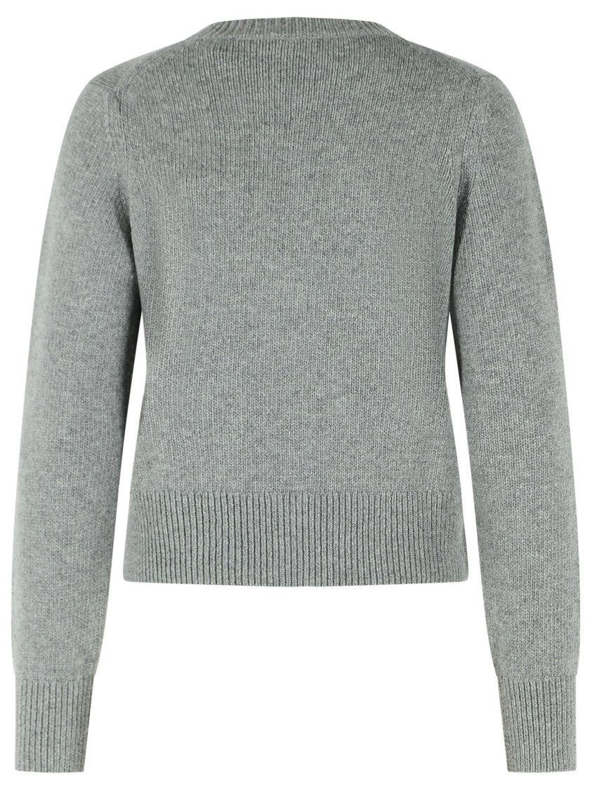 Burberry Grey Sienna Ek Crystal Cashmere-Blend Cardigan