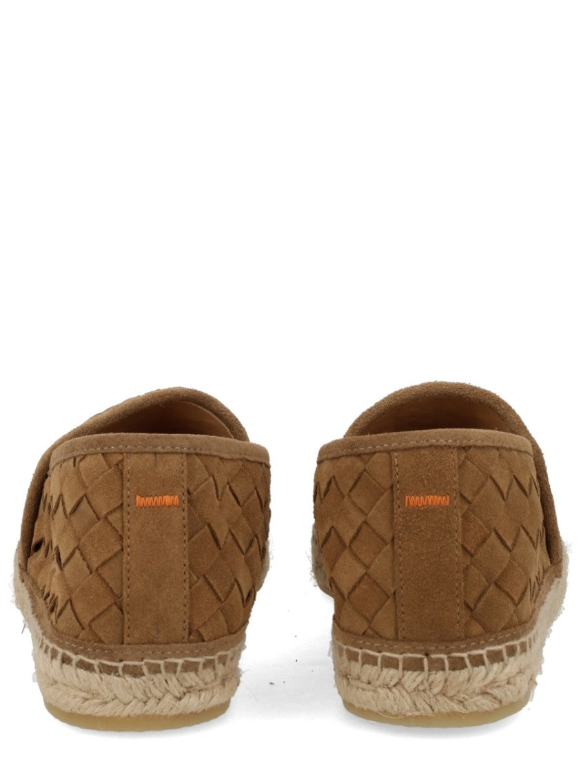 Castaner Porto Warm Brown Woven Loafers