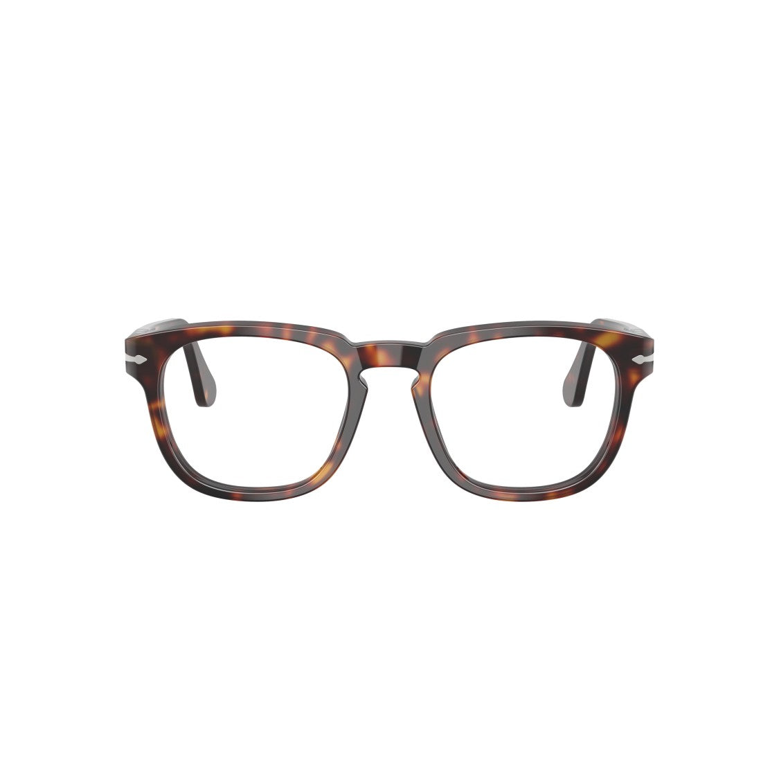 Persol 0Po3376v Classic Square Acetate Eyeglasses With Tortoiseshell Pattern