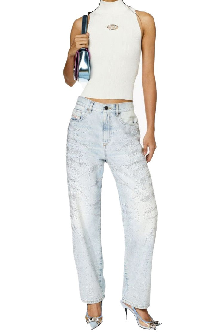 Diesel Off-White Cotton Top