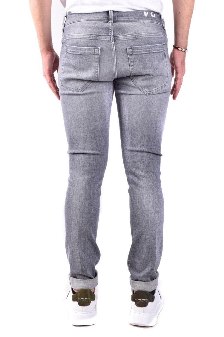 Dondup Slim-Fit Grey Wash Denim Jeans