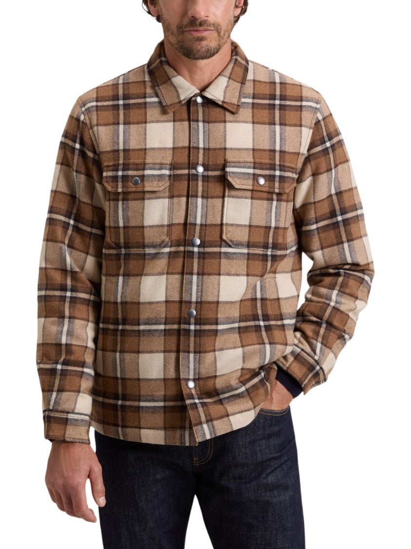 Woolrich Padded Alaskan Check Wool-Blend Shirt-Jacket