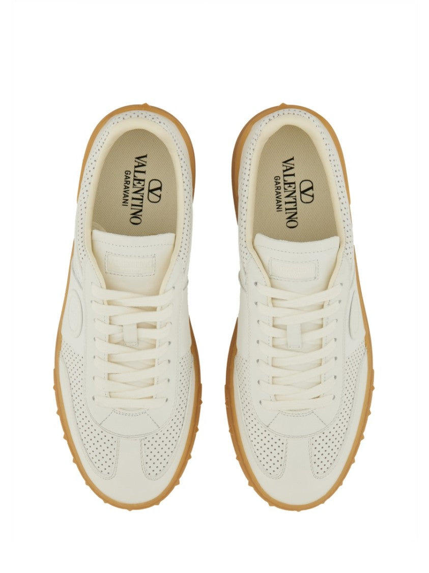 Valentino Garavani Perforated Nappa Leather Sneaker