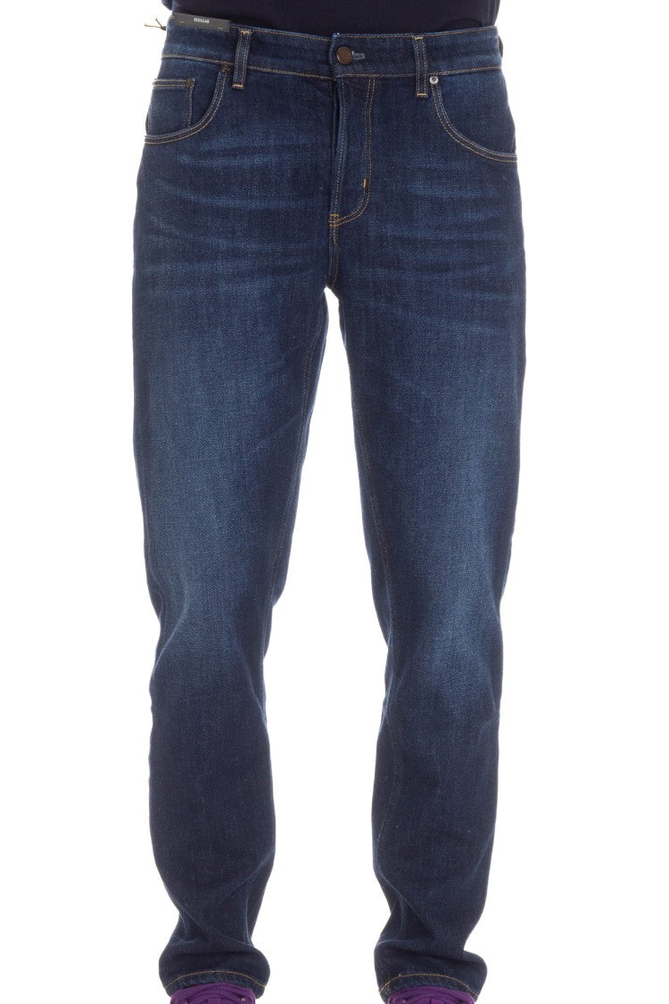 Pt Denim Dark Wash Regular Fit Jeans