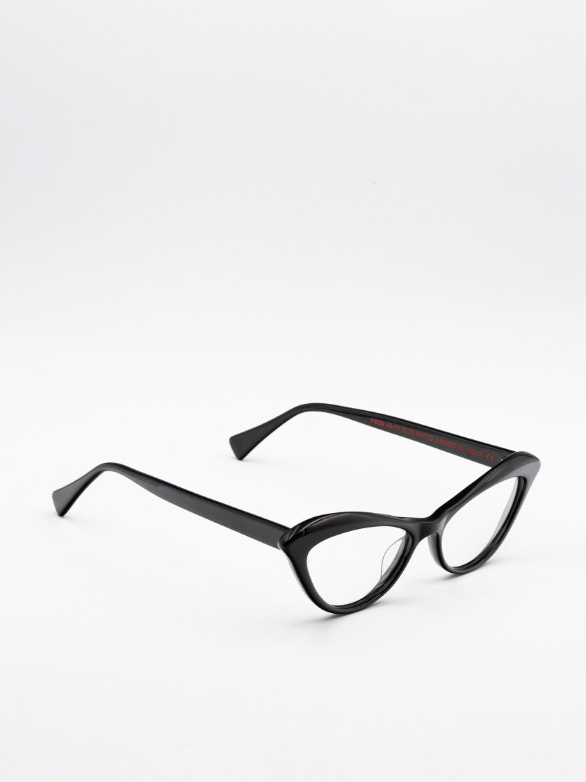 Moli@Limo Black Cat-Eye Optical Frames With Refined Design