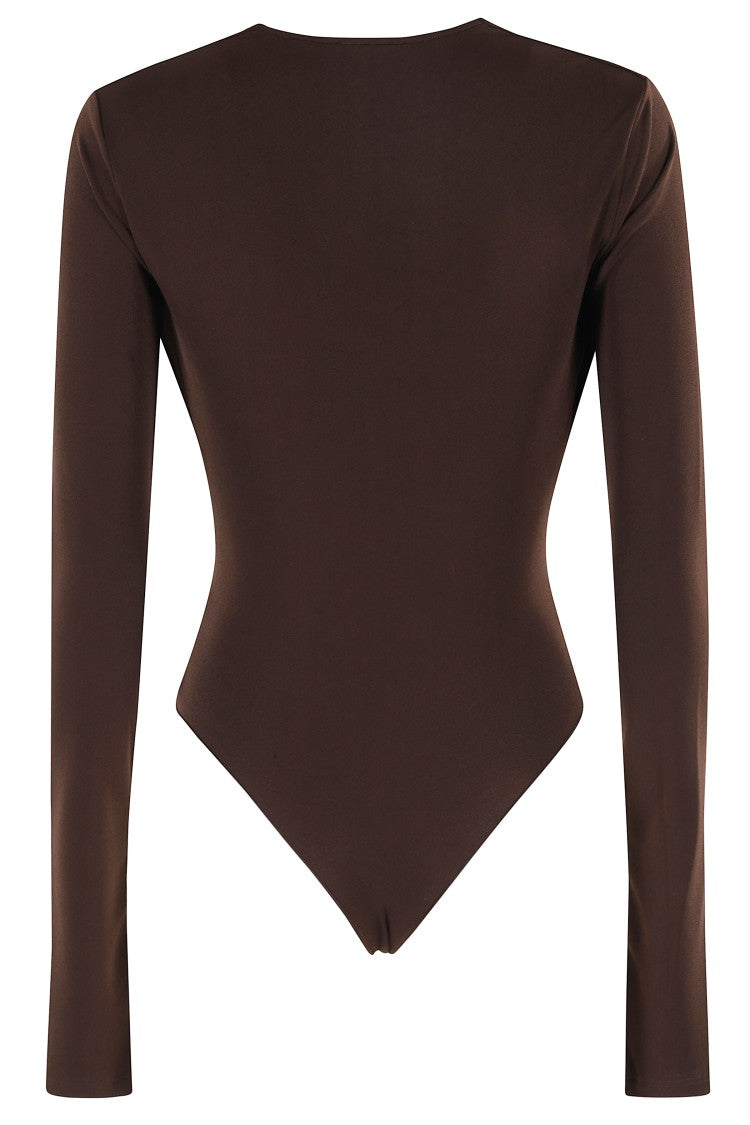 The Andamane Zelda Bodysuit Deep Vneck Bodysuit