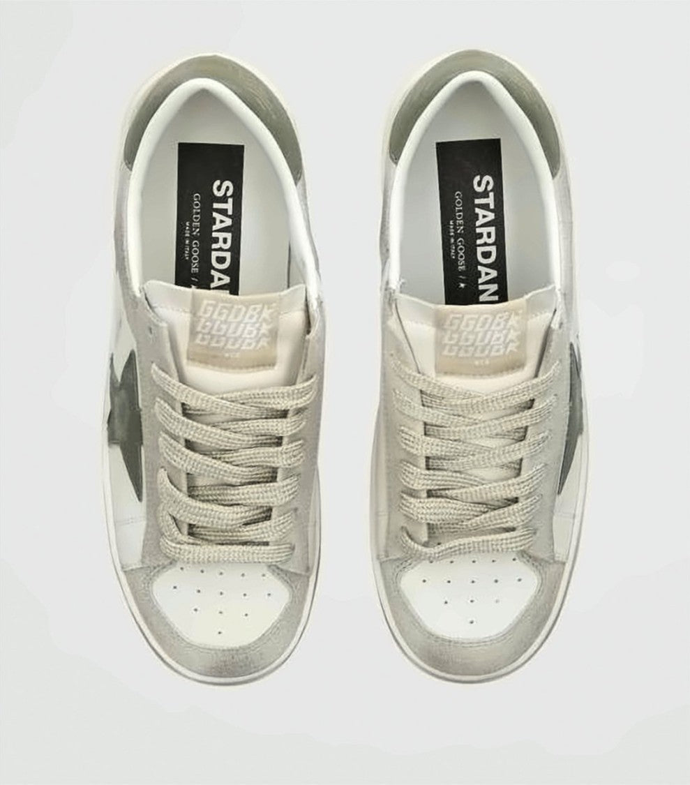 Golden Goose Low-Top Sneakers With Distressed Vintage Aesthetic