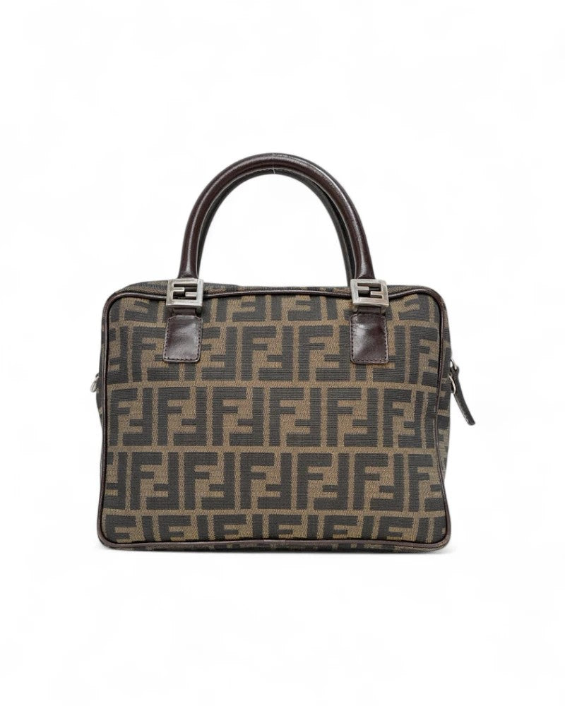 Fendi Small Shopper Bag With Iconic Ff Logomania Design