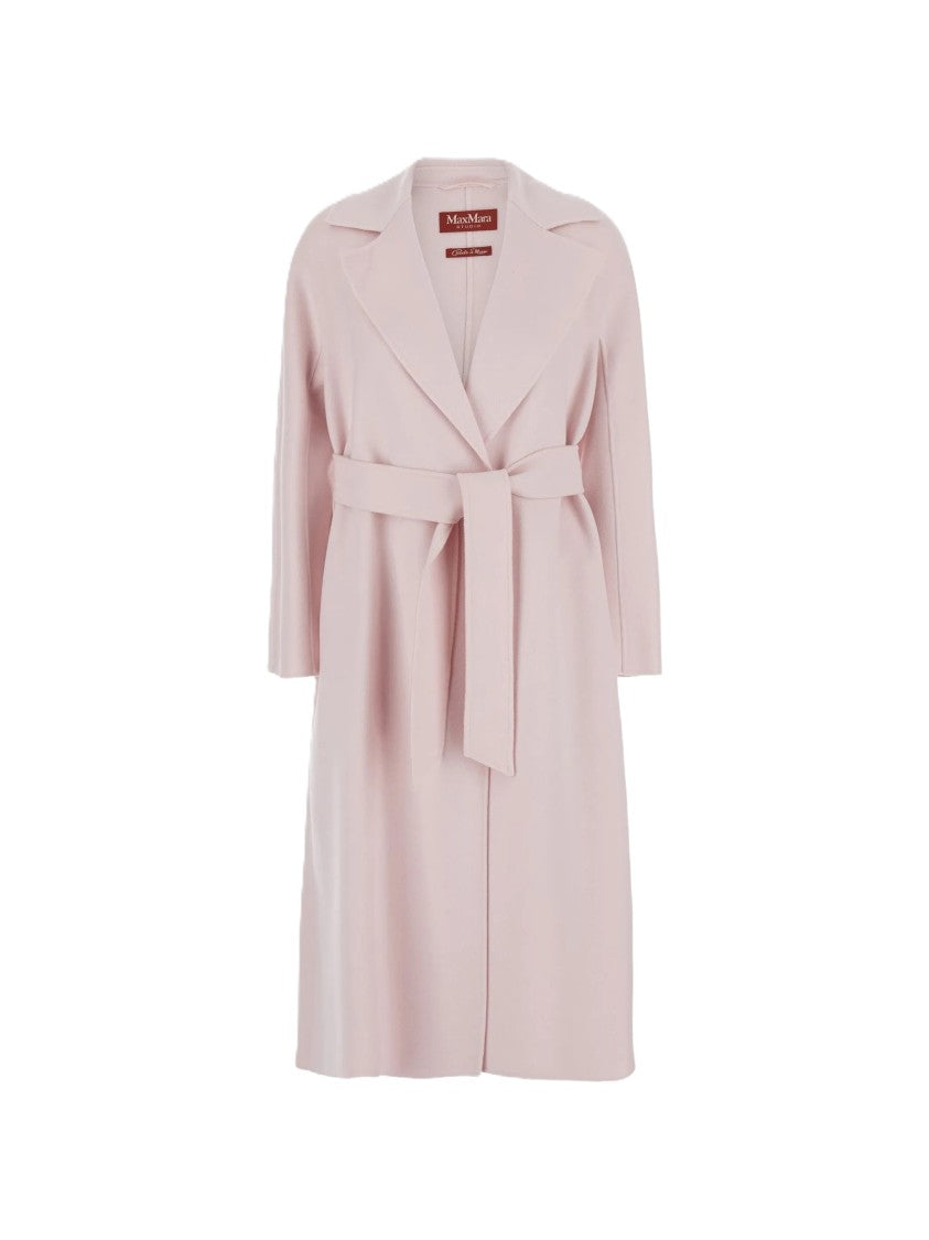 Max Mara Knee-Length Coat With Wide Lapel Collar